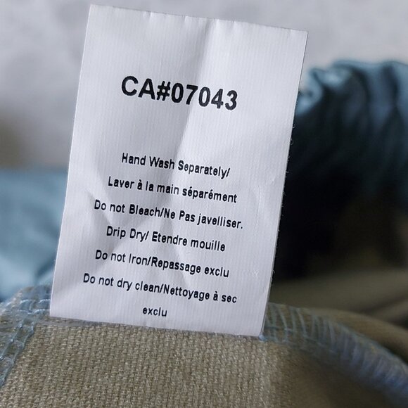 Luna Allegra High Waist Faux Leather Shorts Small Teal Blue Paperbag Tie Waist - Picture 8 of 11